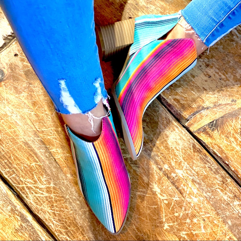 Serape Booties - Picture 10 of 16